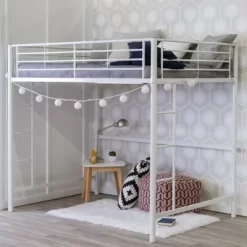 Full Size Metal Platform Loft Bed - Saracina Home -Children Furniture Store GUEST 482f1739 3b20 472e ad03 d2aa9ffb79ba