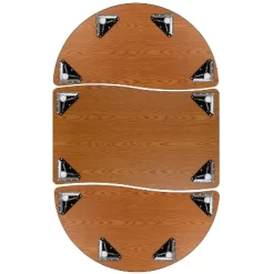 Emma And Oliver 3 Piece 76" Oval Wave Collaborative Grey Adjustable Activity Table Set 26 Emma And Oliver 3 Piece 76" Oval Wave Collaborative Grey Adjustable Activity Table Set -Children Furniture Store GUEST 4870f193 65bf 417f b8f0 d0fc64ad1583 1