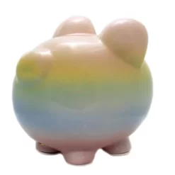 Bank Rainbow Ombre Bank - One Bank 7.75 Inches - Money Save - 3707Rbw - Ceramic - Multicolored -Children Furniture Store GUEST 489c9365 c0bf 4057 861c 0ff2345bf2a5