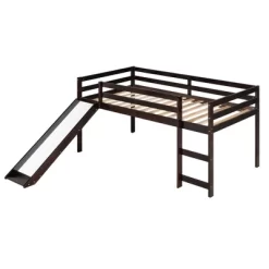 Twin Size Loft Bed With Slide - ModernLuxe -Children Furniture Store GUEST 48ba8ce3 9747 46e4 a051 1a14127085a2