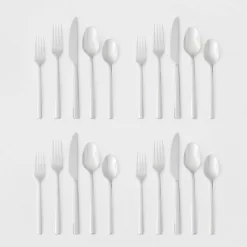 20pc Valona 18/10 Stainless Steel Flatware Set - Threshold Signature™ -Children Furniture Store GUEST 4c3f9743 f23d 47ec bf0b eb70275ae225
