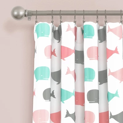 Whale Window Curtain - Lush Décor 3 Whale Window Curtain - Lush Décor
