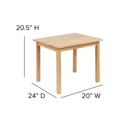 Emma And Oliver Kids 3 Piece Solid Hardwood Table And Chair Set For Playroom, Kitchen 29 Emma And Oliver Kids 3 Piece Solid Hardwood Table And Chair Set For Playroom, Kitchen -Children Furniture Store GUEST 4fd57af1 acbd 4414 9754 5beb9cfdd5c0