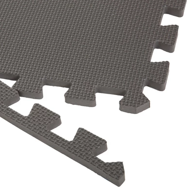 Foam Mat Floor Tiles, Interlocking EVA Foam Padding By Stalwart - Soft Flooring For Exercising, Yoga, Camping, Kids, Babies, Playroom - 6 Pack 4 Foam Mat Floor Tiles, Interlocking EVA Foam Padding By Stalwart - Soft Flooring For Exercising, Yoga, Camping, Kids, Babies, Playroom - 6 Pack - Image 2