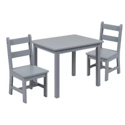 Flash Furniture Kids Solid Hardwood Table And Chair Set For Playroom, Bedroom, Kitchen - 3 Piece Set -Children Furniture Store GUEST 51dfc7ff 3df2 497d 8e2d a63433ea6149 1