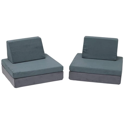 Children's Factory Multipurpose Whatsit Kids Furniture Sofa Couch With Flexible Seat Cushions For Home Bedrooms, Playrooms, And Dorms, Gray 3 Children's Factory Multipurpose Whatsit Kids Furniture Sofa Couch With Flexible Seat Cushions For Home Bedrooms, Playrooms, And Dorms, Gray