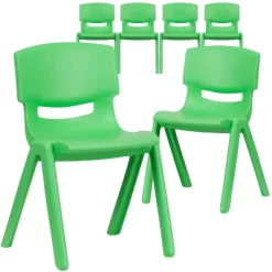 Flash Furniture 6 Pack Plastic Stackable School Chair With 13.25" Seat Height -Children Furniture Store GUEST 5209e82e a7ee 45e9 885a 21ea56e266fe