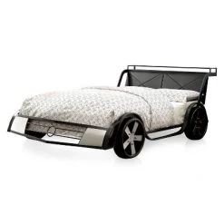 Wapiti Racer Car Youth Bed Silver/Gun Metal - MiBasics -Children Furniture Store GUEST 52dc7083 95ba 4bf7 9693 43ce916b01bf