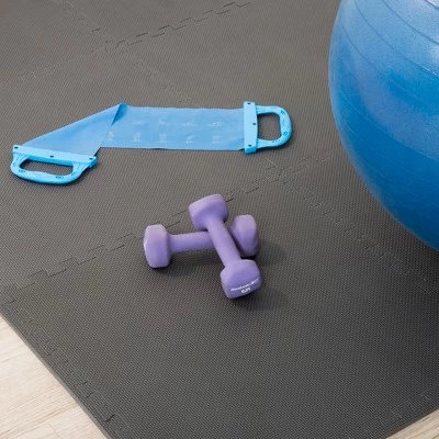 Foam Mat Floor Tiles, Interlocking EVA Foam Padding By Stalwart - Soft Flooring For Exercising, Yoga, Camping, Kids, Babies, Playroom - 6 Pack 3 Foam Mat Floor Tiles, Interlocking EVA Foam Padding By Stalwart - Soft Flooring For Exercising, Yoga, Camping, Kids, Babies, Playroom - 6 Pack