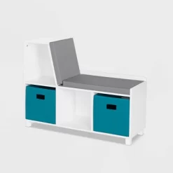 RiverRidge Home Kids' Book Nook Collection Cubby Storage Bench With 2 Bins - RiverRidge -Children Furniture Store GUEST 5460f810 0762 4223 a49d 5a6511dac12a