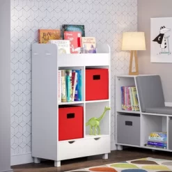 Kids' Book Nook Cubby Storage Cabinet With Bookrack - RiverRidge Home -Children Furniture Store GUEST 55cb099a e27b 401c 8daf 8e4f1506d5a8