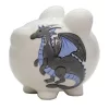 Bank Mythical Dragon Pig Bank - One Bank 7.5 Inches - Save Money - 36916. - Ceramic - White -Children Furniture Store GUEST 566032f5 a9a3 44d3 bc98 8fa6d3de82d7