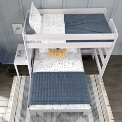 Max & Lily Farmhouse Twin Over Full L-Shaped Bunk Bed With Desk 10 Max & Lily Farmhouse Twin Over Full L-Shaped Bunk Bed With Desk -Children Furniture Store GUEST 572eadd8 e80f 4e65 af6a 26e1c31b577d