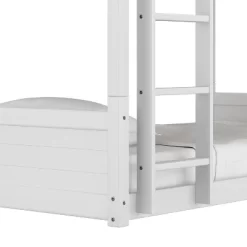 Twin Capri Wood Triple Bunk Bed White - Hillsdale Furniture -Children Furniture Store GUEST 5747e26c 85f2 49b1 9577 a7116a4e5b57