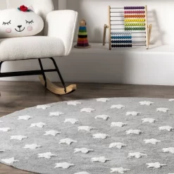 NuLOOm Raised Stars Kids Machine Washable Area Rug -Children Furniture Store GUEST 57c1c37f c93e 44c4 8050 0abddd009ae6