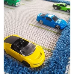 39"x59" Traffic Blue 3D Play Rug - IVI -Children Furniture Store GUEST 586b0688 07eb 4290 aaaa a2e95ff351b1