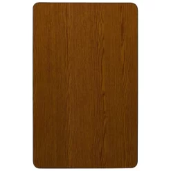 Flash Furniture 30''W X 48''L Rectangular HP Laminate Activity Table - Height Adjustable Short Legs