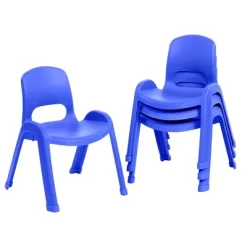 ECR4Kids SitRight Plastic Children’s Chair, Indoors And Outdoors, 11in Seat Height, 4-Pack -Children Furniture Store GUEST 59621c33 795a 4de3 8714 b83bc97b89df
