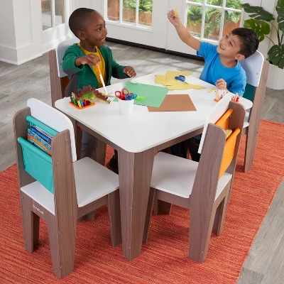 KidKraft Pocket Storage Table And Chair Set 3 KidKraft Pocket Storage Table And Chair Set