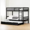 Fakto Bunk Beds With Trundle Matte Black - South Shore -Children Furniture Store GUEST 5a1e029d 7299 4518 a8e8 1df254260922