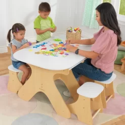 KidKraft Arches Expandable Table With Bench Set -Children Furniture Store GUEST 5a27f184 5eb0 4203 8247 898b0170376b