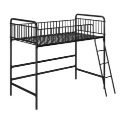 Twin Kaila Metal Loft Bed Black - Room & Joy 16 Twin Kaila Metal Loft Bed Black - Room & Joy -Children Furniture Store GUEST 5a636df5 05fc 40d1 baab 65d2497294bf
