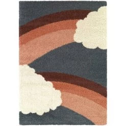 5'3"x7' Bella Rainbow Cloud Shag Kids' Rug - Balta Rugs -Children Furniture Store GUEST 5b2dfeb1 6456 4684 bfe9 434af8d4a155