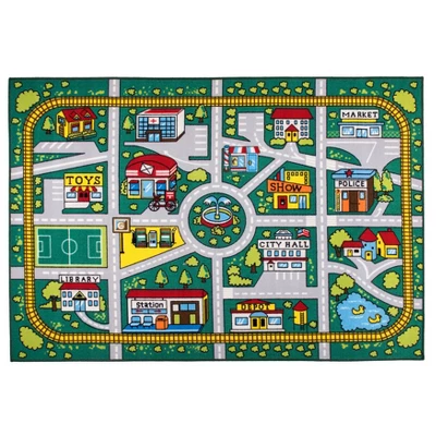 World Rug Gallery Kids Educational Learning City Life Road Non Slip Area Rug 10 World Rug Gallery Kids Educational Learning City Life Road Non Slip Area Rug - Image 8