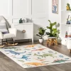 NuLOOM Eamon Dinosaur Machine Washable Kids Area Rug