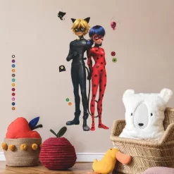 Miraculous Tales Of Ladybug And Cat Noir Giant Peel And Stick Wall Decals - RoomMates -Children Furniture Store GUEST 5db126f3 d35f 4b5c 8d52 c9cc7a32fee5