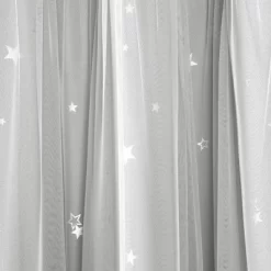 Star Sheer Insulated Grommet Blackout Window Curtain Panel Set - Lush Décor -Children Furniture Store GUEST 5e6294ba 5e6c 4fd9 a91b 4ebeacb27bdc