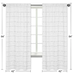 2pc Sweet Jojo Designs Woodland Friends Bohemian Print Window Panel - Sweet Jojo Designs -Children Furniture Store GUEST 5e76e942 fbf2 469d 89b9 6f1e3dd128fb