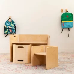 ECR4Kids Premium Bentwood Multipurpose Table And Chair Set, Kids Furniture, Natural, 3-Piece 13 ECR4Kids Premium Bentwood Multipurpose Table And Chair Set, Kids Furniture, Natural, 3-Piece -Children Furniture Store GUEST 5ed6b62a fb4d 4ea5 b3c7 dd078185903f