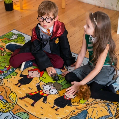 KC CUBS | Harry Potter Wizarding World Boy & Girl Kids Adventure Activity Educational Learning & Game Nursery Bedroom Classroom Rug 6 KC CUBS | Harry Potter Wizarding World Boy & Girl Kids Adventure Activity Educational Learning & Game Nursery Bedroom Classroom Rug - Image 4
