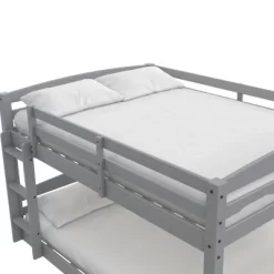 Full Over Full Alaina Floor Wood Bunk Bed - Room & Joy -Children Furniture Store GUEST 60497cbb e3ad 423b 8b06 5a75101590e8