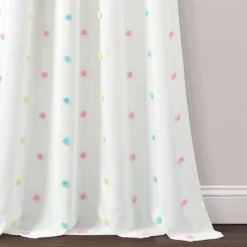 42"x84" Kids' Rainbow Tufted Dot Single Window Curtain Panel - Lush Décor 8 42"x84" Kids' Rainbow Tufted Dot Single Window Curtain Panel - Lush Décor -Children Furniture Store GUEST 6057f04e 0ec0 4efb 81c5 b9d41c24ecf3