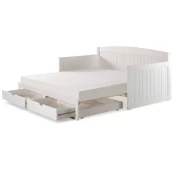 King Harmony Daybed With Conversion White - Alaterre Furniture -Children Furniture Store GUEST 607bf77c a53d 409a 8b61 a1686f211b67