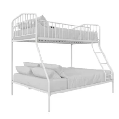 Twin/Full Kids' Bushwick Metal Bunk Bed - Novogratz 19 Twin/Full Kids' Bushwick Metal Bunk Bed - Novogratz -Children Furniture Store GUEST 6271d0a0 bf86 40be 93f7 6952f69e1e91