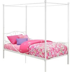 Twin Clara Metal Bed White - Room & Joy -Children Furniture Store GUEST 63fc5265 dea5 48d5 a36b 4239a7eb9b36
