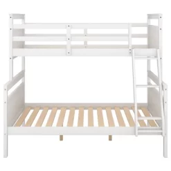 Twin Over Full Bunk Bed With Ladder And Safety Guardrail-ModernLuxe -Children Furniture Store GUEST 6451c66f 2121 45a0 9cd0 fee219796ba1