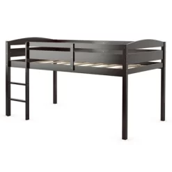 Costway Twin Low Loft Bunk Junior Bed Bedroom Wooden Guard Rail Ladder White/Espresso/Grey 23 Costway Twin Low Loft Bunk Junior Bed Bedroom Wooden Guard Rail Ladder White/Espresso/Grey -Children Furniture Store GUEST 64c1da52 8e6e 46f2 8f49 a658bf93b5ad