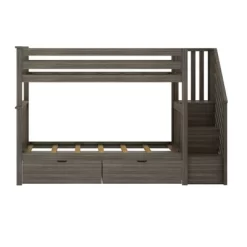 Max & Lily Twin Over Twin Staircase Bunk Bed With Storage Drawers 10 Max & Lily Twin Over Twin Staircase Bunk Bed With Storage Drawers -Children Furniture Store GUEST 64dfd1f7 0fe3 41e4 a4ca ba0775351d08