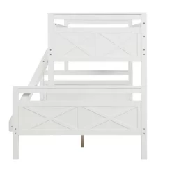 Twin Over Full Bunk Bed With Ladder And Safety Guardrail-ModernLuxe -Children Furniture Store GUEST 651b8b93 efa0 4535 8da8 d1ccc4818138