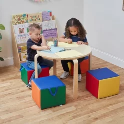 ECR4Kids SoftZone Cozy Cubes, Flexible Foam Seating -Children Furniture Store GUEST 66f9a0e8 1374 4ec5 a15a b1841d183e63