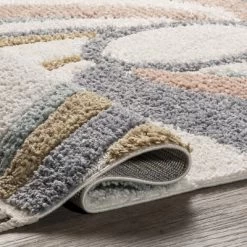 Theodora Colorful Swirl Kids Tassel Area Rug -Children Furniture Store GUEST 67e8978d 6c24 427b 8f73 9681478f1d12