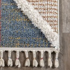 Gillian Mosaic High/Low Kids Tassel Area Rug -Children Furniture Store GUEST 67ff1814 9607 4eb9 acbe 9aed7d4fb5ec