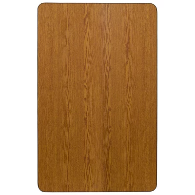 Flash Furniture 30''W X 48''L Rectangular Thermal Laminate Activity Table - Standard Height Adjustable Legs 8 Flash Furniture 30''W X 48''L Rectangular Thermal Laminate Activity Table - Standard Height Adjustable Legs - Image 6