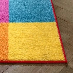 Well Woven Modern Squares Multi Geometric Bright Kids Room Area Rug -Children Furniture Store GUEST 6a667c36 31b5 4e40 aae1 2173838a517b