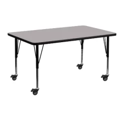 Emma And Oliver Mobile 24x48 Rectangle HP Laminate Preschool Activity Table -Children Furniture Store GUEST 6a7a425b f651 4043 87e5 388c778a8989 1