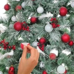 Christmas Tree Giant Peel & Stick Wall Decals With String Lights Green - RoomMates